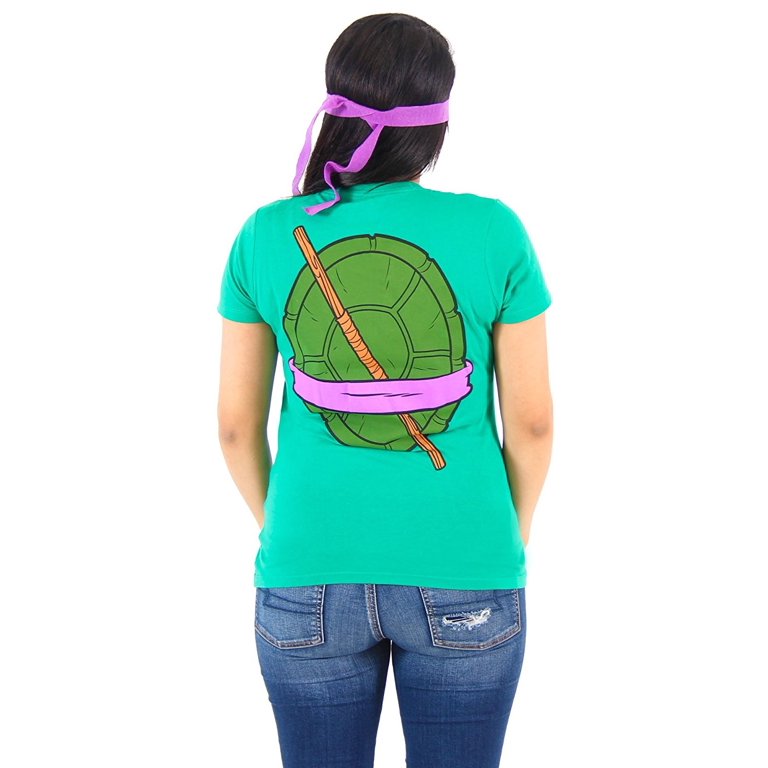 TMNT Costume Juniors T-Shirt - Green - S
