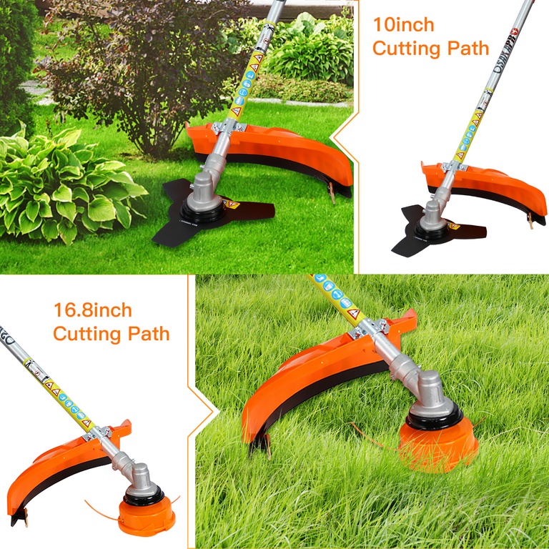 trængsler Forfølgelse tre 4 in 1 Weed Eater Grass Trimmer, Multi-Functional String Trimmer with Gas  Pole Saw, Hedge Trimmer, Weed Trimmer, and Brush Cutter, Weed Eater for  Patio Garden Lawn, 52CC 2-Cycle - Walmart.com