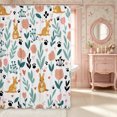 thumbnail image 2 of Manfei Kawaii Kangaroo Shower Curtain 72Wx78L,Floral Animal Bath Curtain, 2 of 6