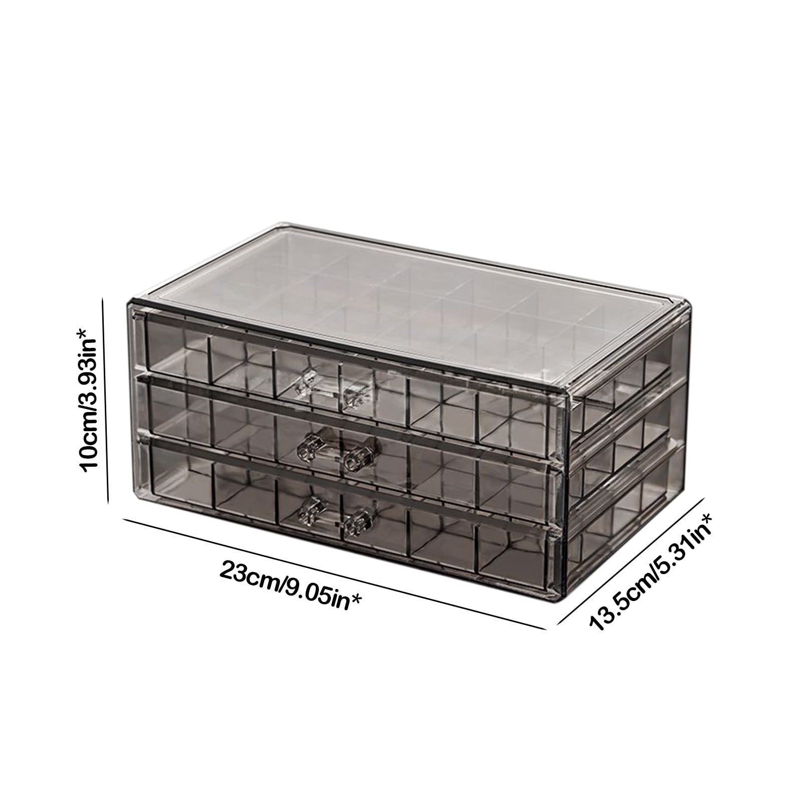 Zxsyw Transparent Jewelry Box for Rings, Necklaces, and Earrings