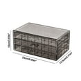 thumbnail image 3 of Yonrjhukm Transparent Multi-Layer Jewellery Storage Box, Large Capacity Organizer for Rings, Earrings, Necklaces, Bracelets, Durable Plastic Home Drawer Organizer, 3 of 6