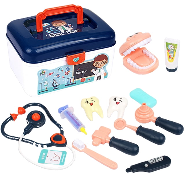 Ensemble de Jouets de Dentiste Petit Réaliste Équipement de Docteur Jouet Jeu de Rôle Jouet pour Enfants