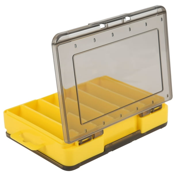 Polypropylene Fishing Box, Tackle Box Organizer Lure Storage Box For  Saltwater Freshwater Yellow 