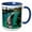 Blue/White, variant on 3drose, Bottlenose Dolphin, 15oz Mug