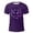 Purple, variant on NinXxx Men's Oversized City Print Crew Neck Loose Casual Sports Tee Pink XXXL