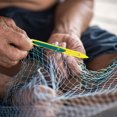 thumbnail image 2 of Unique Bargains Fishermen Plastic Fishing Net Repair Netting Needle Shuttles Yellow 5# 5 Pcs, 2 of 3