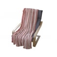 thumbnail image 4 of Coral Soft Flannel Fleece Throw Blanket, Vertically Striped Retro Pattern in Soft Colors Pinkish Old Fashioned, Cozy Plush for Indoor and Outdoor Use, 60" x 80", Coral Pale Pink White, by Ambesonne, 4 of 6