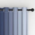 thumbnail image 2 of LFEEY Light Blocking Ombre Curtains, Room White Black Greyish Gradient Curtains, 42x84 Inch, 2 Panels, 2 of 6