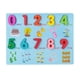 thumbnail image 1 of Tablero de reconocimiento de números y letras para niños, rompecabezas colorido para educación temprana 0-9 digital, 1 of 9