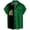 Green 01, variant on QQAMB Shirts for Men St Patricks Day Hawaiian Bowling Short Sleeve Shamrock Printed Regular Beach Button Down Shirts Green M