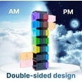 thumbnail image 5 of Extra Large Weekly Pill Organizer 2 Times a Day - XL Pill Case Am Pm - Big Pill Box 7 Day Oversized Daily Vitamin Organizer Jumbo Pill Container Twice a Day Medicine Supplement Dispenser Rainbow, 5 of 7