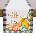 thumbnail image 2 of Pumpkin Table Flag Autumn Farm Truck Thanksgiving Table Flag Beautiful Autumn Table Linen 33 X 180 Cm Moss Table, 2 of 5