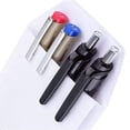 thumbnail image 7 of AUQ 6PCS PVC Pen Inserted Leak-Proof Pocket Protectors Shirt Pocket for School Hospital Office,White, 7 of 7