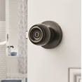 thumbnail image 2 of Hyper Tough Interior Locking Ball Privacy Bed and Bath Doorknob Oil Rubbed Bronze Finish, 2 of 6