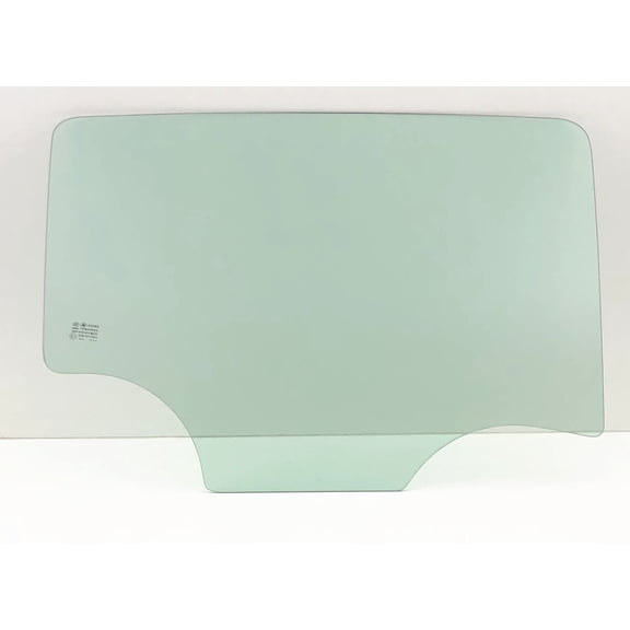 Passenger Right Side Rear Door Window Door Glass Compatible with Chevrolet Sonic 4 Door Hatchback 2012-2020 Models