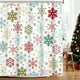 thumbnail image 4 of CaiYueKe Winter Shower Curtains for Bathroom Snowflake Shower Curtain Christmas Bathroom Decor Winter Holiday Washable Durable Fabric Bathroom Curtains 71x35.4 Inch, 4 of 7