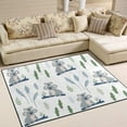 thumbnail image 2 of Dreamtimes Lightweight Soft Area Rugs 63 x 48 in, Koala Mother and Child Floor Mat for Kids Playing Room Hardwood Floor Living Room Nursery Rugs, 5'3" x 4', 2 of 6