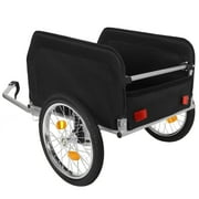 Heavy-Duty Bike Cargo Trailer, 88LBS Capacity, Foldable & Waterproof for Camping