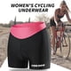 thumbnail image 2 of Ropa interior de ciclismo Macarena Pantalones cortos acolchados para bicicleta Rosa s, 2 of 8