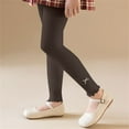 thumbnail image 4 of YunPes Girls Bow-Knot Tights Winter Thick Thermal Thin Cotton Stretchy Ruffle Leggings Casual Comfy Warm Footless Slim Pants, 4 of 7