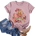 thumbnail image 5 of VNKIDY Womens Vintage Dolly Shirt Short Sleeve Nashville Western T-Shirts Parton Memorial Graphic Tees Casual Country Music Festival Comfortable Womens Clothes,Size L, 5 of 5