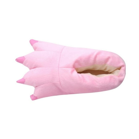 

〖TOTO〗Girls Slippers Kid Baby Girls Winter Warm Indoor Slippers Funny Animal Paw Monster Claw Shoes