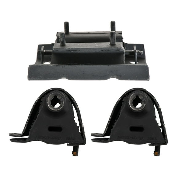 TRQ Engine & Transmission Mount Kit Fits 1997-2006 Jeep Wrangler MTA39429