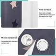 thumbnail image 4 of FREEAMG Colorful Stars Blackout Curtains 84x52in,Theral Insulated Room Darkening Curtains Window Curtain Panels for BedRoom Bath Living Room, 1 Panel, 4 of 7