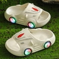 thumbnail image 2 of Godom Kids Slippers Non-Slip Open Toe Super Soft Comfy Thick Sole Slipper Beach Water Shoes, 2 of 5
