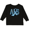 thumbnail image 3 of Inktastic ALS Awareness ribbon Boys or Girls Long Sleeve Toddler T-Shirt, 3 of 5