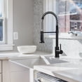 thumbnail image 3 of Wowow Stainless Steel Single Handle Pull Down Sprayer Kitchen Faucet in Oil Rubbed Bronze, 3 of 8