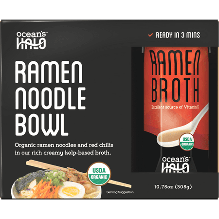 Ocean's Halo Organic and Vegan Instant Ramen Noodle Bowl, 2 (Best Japanese Instant Ramen 2019)