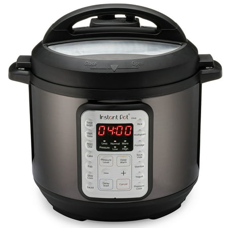 Instant Pot Viva Black Multi-Use 9-in-1 6 Quart Pressure Cooker