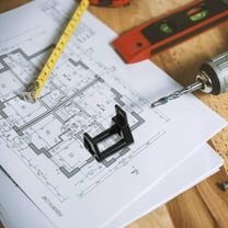 Soimiss Sliding Closet Door Floor Guide Home Accessory Black Nylon 1Pcs