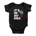 thumbnail image 1 of It's In My DNA Czech Flag Country Pride Baby Bodysuits, 1 of 5