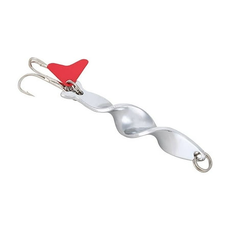 1PC Metal Silver Lure Hard Bait Swimbait with Treble Hook 10g