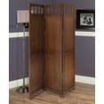 thumbnail image 4 of Winsome William 3-Panel Folding Room Divider, Walnut Finish, 4 of 4