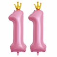 thumbnail image 1 of Balloons JinminTrade 40" Pink Number 11 Party Decor, 1 of 5
