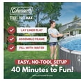 thumbnail image 4 of Coleman Steel Pro MAX 15' x 42" Round Above Ground Pool Set with LED Light, 4 of 13