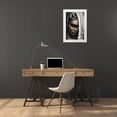 thumbnail image 3 of Behzadi, Amir 13x18 White Modern Wood Framed Museum Art Print Titled - Zorro!, 3 of 4