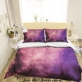 thumbnail image 1 of 3D Purple Sky Cloud Funda nórdica Set Ropa de cama Set Funda nórdica Fundas de almohada 220, 1 of 3