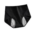 thumbnail image 1 of Ropa interior menstrual de algodón de cintura alta y antifugas para mujeres, bragas posparto con flujo abundante., 1 of 8
