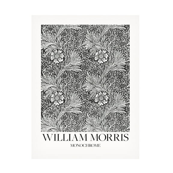 Trademark Fine Art Pictufy Marigold Monochrome Canvas Wall Art