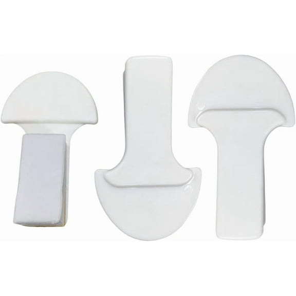 Toilet Seat Handle - Lift More, Less Mess -Easy Application 3 Pack White