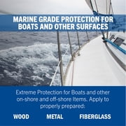 Black, Rust-Oleum Marine Coatings Topside Gloss Paint-396962, 1 qt