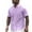Purple, variant on Kureaily Men's Fit Dress Shirts Wrinkle-Free Short Sleeve Casual Button Down Shirt