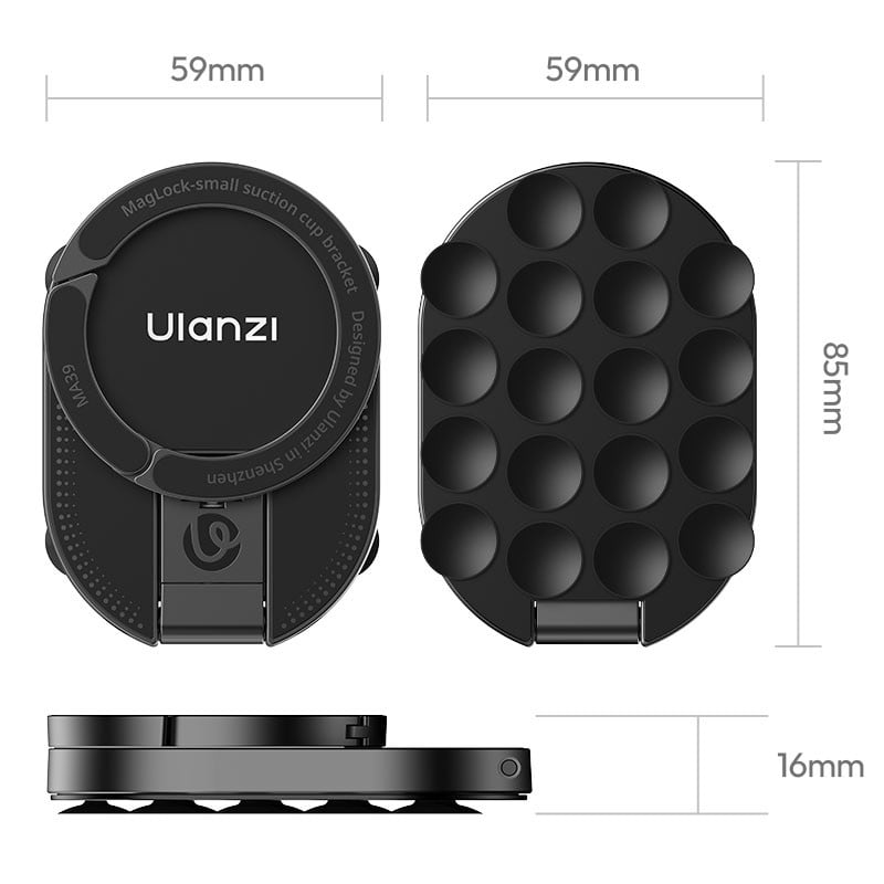 Ulanzi MA39 MagLock Suction Cup Magnetic Holder Phone Suction Mount Stand Desktop Stand