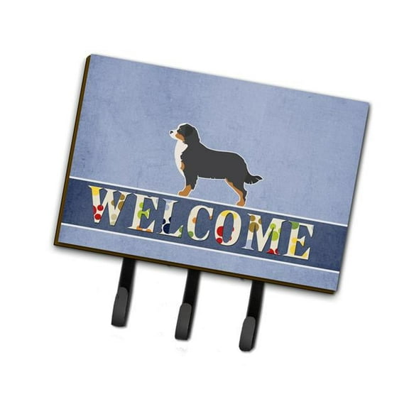Carolines Treasures BB5523TH68 Bernese Mountain Dog Welcome Leash or Key Holder