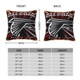 Falcons Four Seasons Universal Decorative Plush Pillow Cover, Square