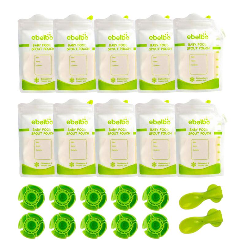 refillable baby food squeeze pouch